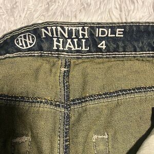 Ninth Hall Idle size 4 straight leg jeans with decals